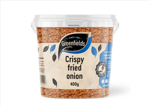 Greenfields - Crispy Fried Onions (400g TUB, CATERING PACK)