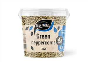 Greenfields - Green Peppercorns (250g TUB, CATERING PACK)