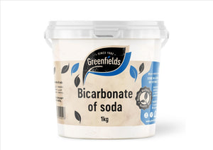 Greenfields - Bicarbonate of Soda (1000g TUB, CATERING PACK)