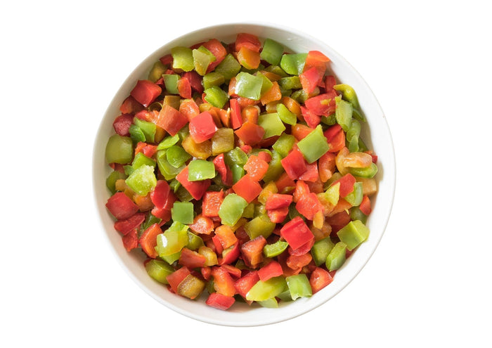 Frozen Peppers (Red & Green) Diced (1Kg)