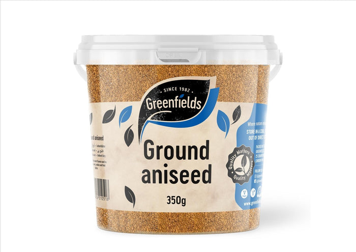 Greenfields - Ground Aniseed (500g TUB, CATERING PACK)