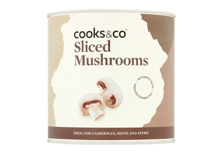 Cooks&Co - Sliced Mushrooms (Tin 2.5Kg)