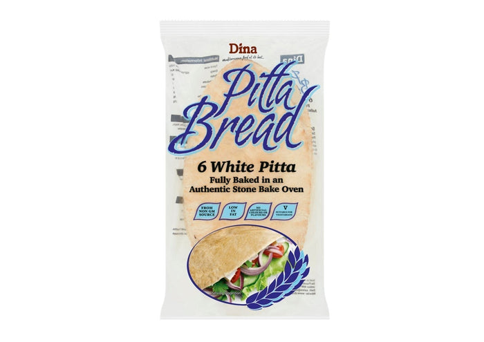 Pitta Bread White (Pack of 6)