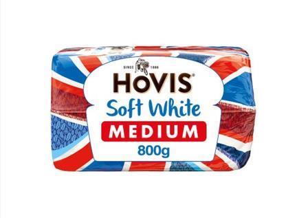 Hovis Soft White Medium Sliced Bread (800g)